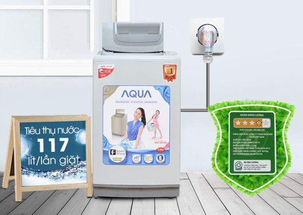 Hướng dẫn bảng điều khiển máy giặt AQUA AQW-S70KT