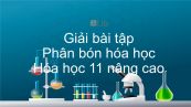Giải bài tập SGK Hóa 11 Nâng cao Bài 16: Phân bón hóa học