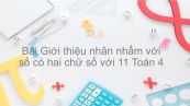 Toán 4 Chương 2 Bài: Giới thiệu nhân nhẩm với số có hai chữ số với 11