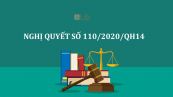 Nghị quyết 110/2020/QH14 về miễn nhiệm chức vụ Ủy viên UBTVQH khóa XIV