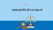 Nghị quyết 115/NQ-CP về các giải pháp thúc đẩy phát triển công nghiệp hỗ trợ