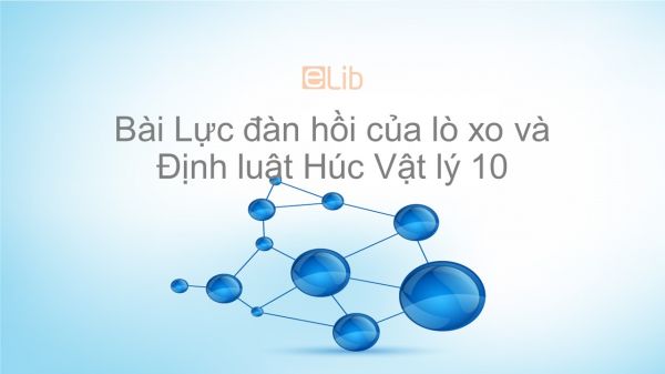 Lý 10 Bài 12: Lực đàn hồi của lò xo và Định luật Húc