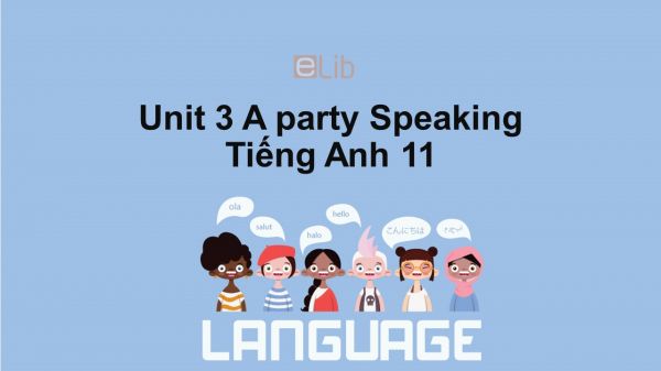 Unit 3 lớp 11: A party-Speaking