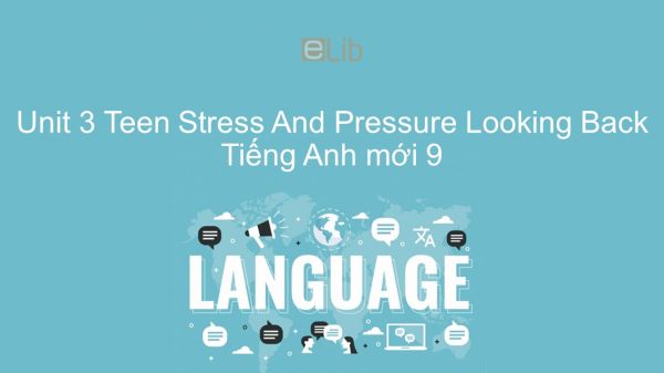 Unit 3 lớp 9: Teen Stress And Pressure - Looking Back