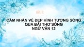 Cảm nhận vẻ đẹp hình tượng sóng trong bài thơ Sóng của Xuân Quỳnh