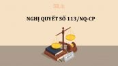 Nghị quyết 113/NQ-CP về việc đàm phán Hiệp định Tương trợ Tư pháp