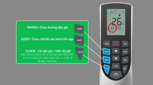 Hướng dẫn sử dụng điều khiển remote máy lạnh Wifi Gree