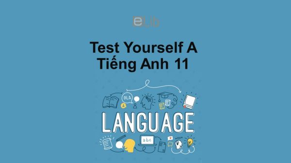 Unit 1-3 lớp 11: Test Yourself A