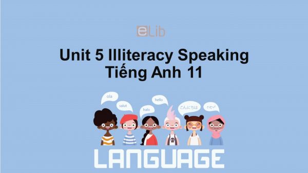 Unit 5 lớp 11: Illiteracy-Speaking