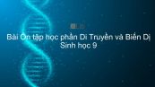Sinh học 9 Bài 40: Ôn tập học phần Di Truyền và Biến Dị