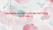 Cảm nhận hai khổ cuối bài thơ Sóng của Xuân Quỳnh