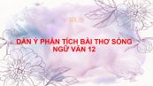 Dàn ý phân tích bài thơ Sóng của Xuân Quỳnh