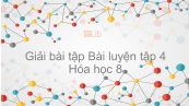 Giải bài tập SGK Hóa 8 Bài 23: Bài luyện tập 4