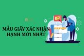 Mẫu giấy xác nhận hạnh kiểm mới nhất