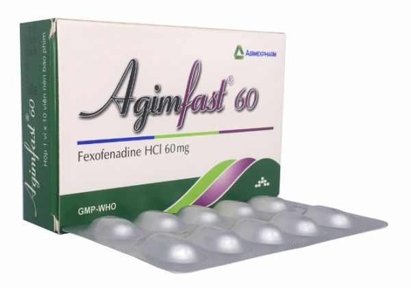 Thuốc Agimfast 60 - Điều trị triệu chứng viêm mũi dị ứng