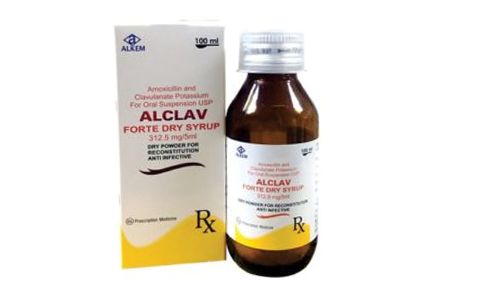 Thuốc Alclav forte dry syrup - Điều trị các trường hợp nhiễm khuẩn