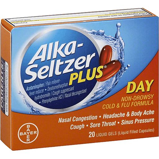 Thuốc Alka-Seltzer Plus® Severe Cold & Flu Formular - Điều trị cảm lạnh, cảm cúm