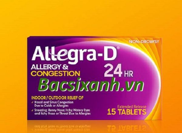 Thuốc Allegra-D® Allergy & Congestion - Điều trị các triệu chứng dị ứng