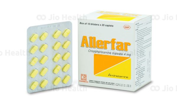 Thuốc Allerfar - Điều trị các trường hợp dị ứng