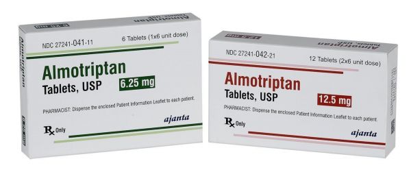 Thuốc Almotriptan - Điều trị chứng đau nửa đầu, giảm đau đầu