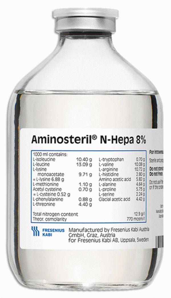 Thuốc Aminosteril® N – Hepa 8% - Bổ sung axit amin