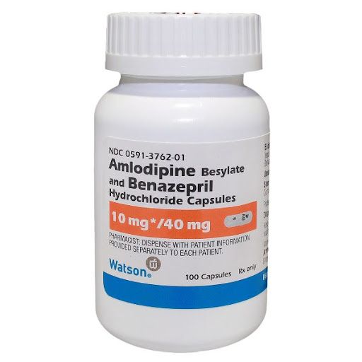 Thuốc Amlodipine + Benazepril - Điều trị tăng huyết áp