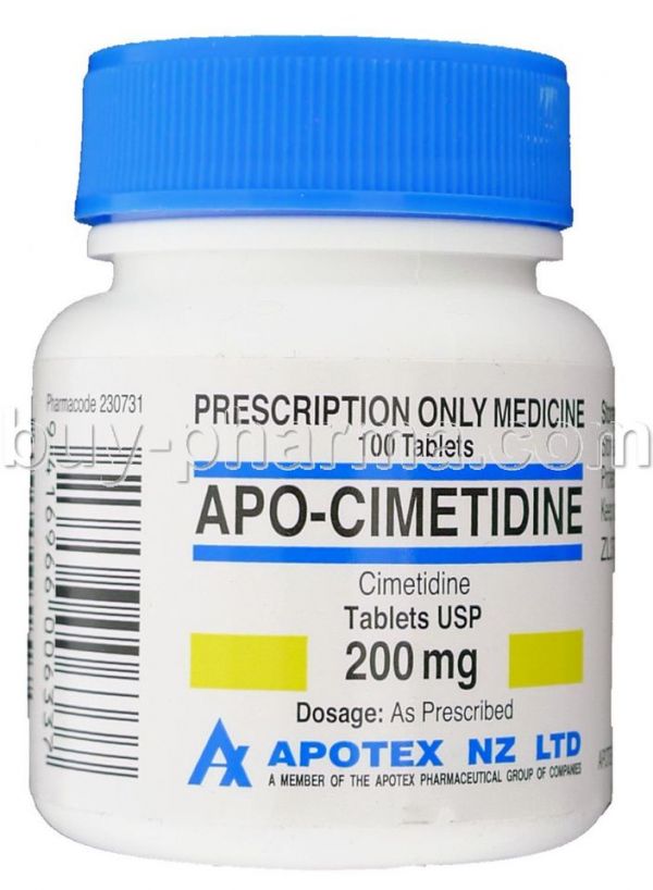 Thuốc Apo Cimetidine® 200 mg - Giảm đau do loét và ợ nóng