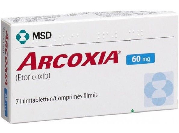 Thuốc Arcoxia 60mg - Điều trị thoái hóa khớp, viêm khớp