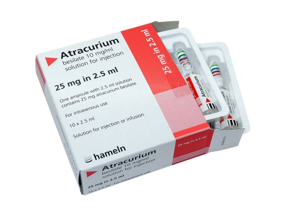 Thuốc Atracurium Besilate -  Hỗ trợ để gây mê toàn thân