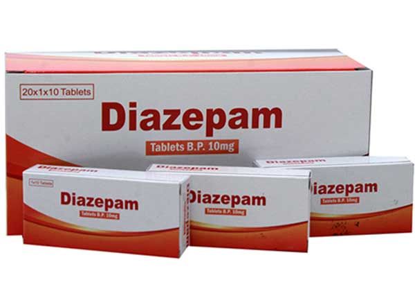 Thuốc Diazepam - An thần, điều trị các triệu chứng cai rượu và co giật