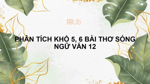 Phân tích khổ thơ 5 và 6 trong bài thơ Sóng của Xuân Quỳnh