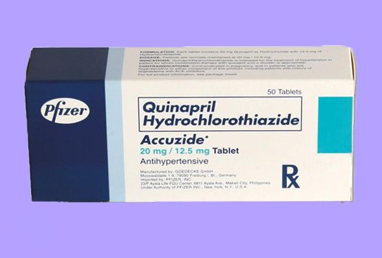 Thuốc Quinapril + Hydrochlorothiazide - Điều trị tăng huyết áp