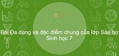 Sinh học 7 Bài 27: Đa dạng và đặc điểm chung của lớp Sâu bọ