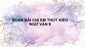 Soạn bài Chị em Thuý Kiều Ngữ văn 9 tóm tắt