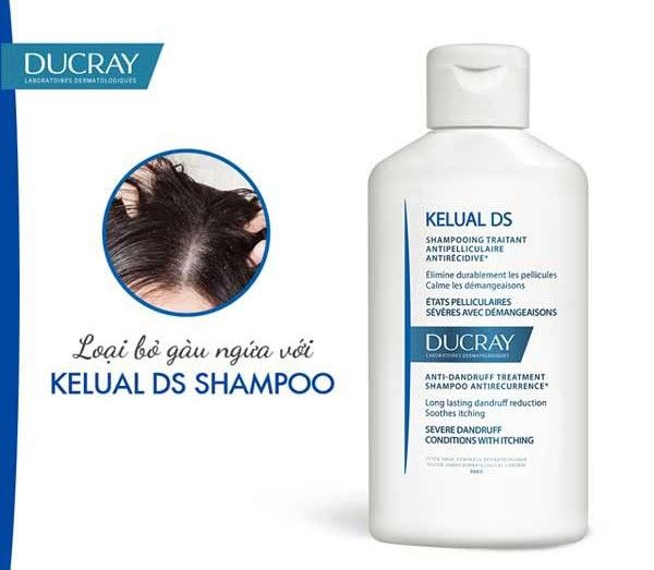 Thuốc Ducray Shampoo Kelual DS® - Điều trị nấm Malassezia