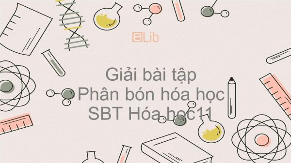 Giải bài tập SBT Hóa 11 Bài 12: Phân bón hóa học