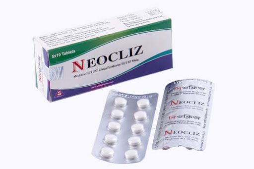 Thuốc Meclizine + Pyridoxine - Điều trị buồn nôn, nôn mửa