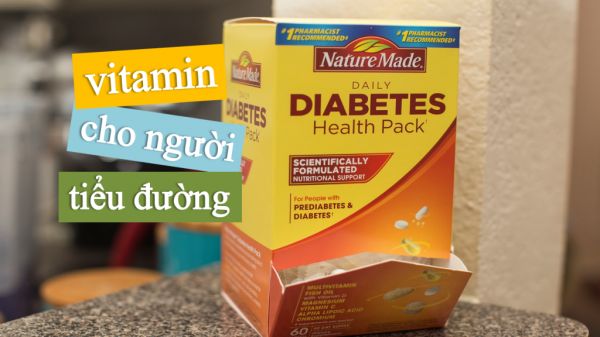 Thuốc Nature made® diabetes health pack - Bổ sung vitamin cho bệnh nhân tiểu đường