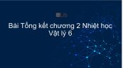 Lý 6 Bài 30: Tổng kết chương 2 Nhiệt học