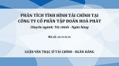 Luận văn ThS: Phân tích tình hình tài chính tại Công ty Cổ phần Tập đoàn Hòa Phát