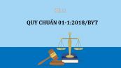 QCVN 01-1:2018/BYT về chất lượng nước sạch sử dụng cho mục đích sinh hoạt