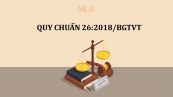 QCVN 26:2018/BGTVT