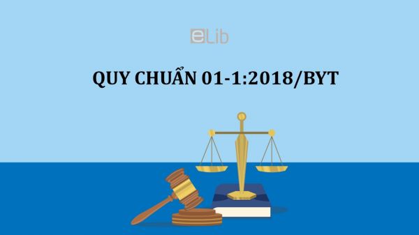 QCVN 01-1:2018/BYT về chất lượng nước sạch sử dụng cho mục đích sinh hoạt