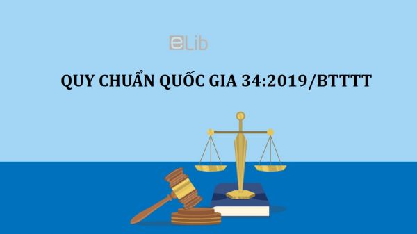 QCVN 34:2019/BTTTT quy chuẩn về chất lượng dịch vụ truy nhập internet băng rộng cố định mặt đất