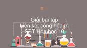Giải bài tập SBT Hóa 10 Bài 13: Liên kết cộng hóa trị