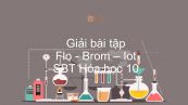 Giải bài tập SBT Hóa 10 Bài 25: Flo - Brom - Iot
