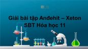 Giải bài tập SBT Hóa 11 Bài 44: Anđehit - Xeton