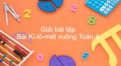 Giải bài tập SGK Toán 4 Bài: Ki-lô-mét vuông