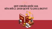 QCVN 72:2013/BGTVT quy chuẩn về quy phạm phân cấp và đóng phương tiện thủy nội địa