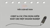 Tiểu luận : COBIT và các ứng dụng kiểm soát cho một doanh nghiệp